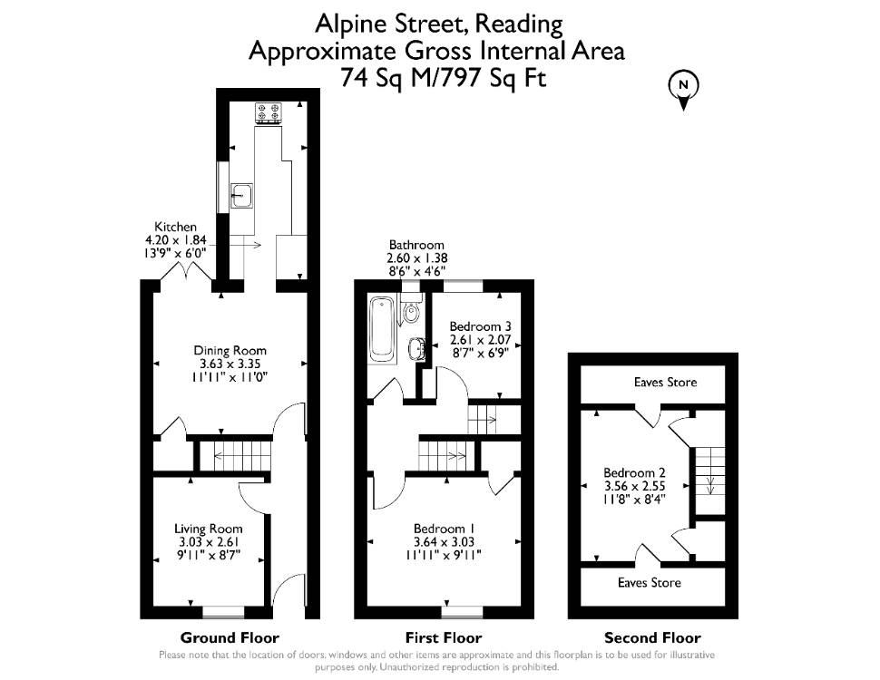 Floorplan for Alpine Street
