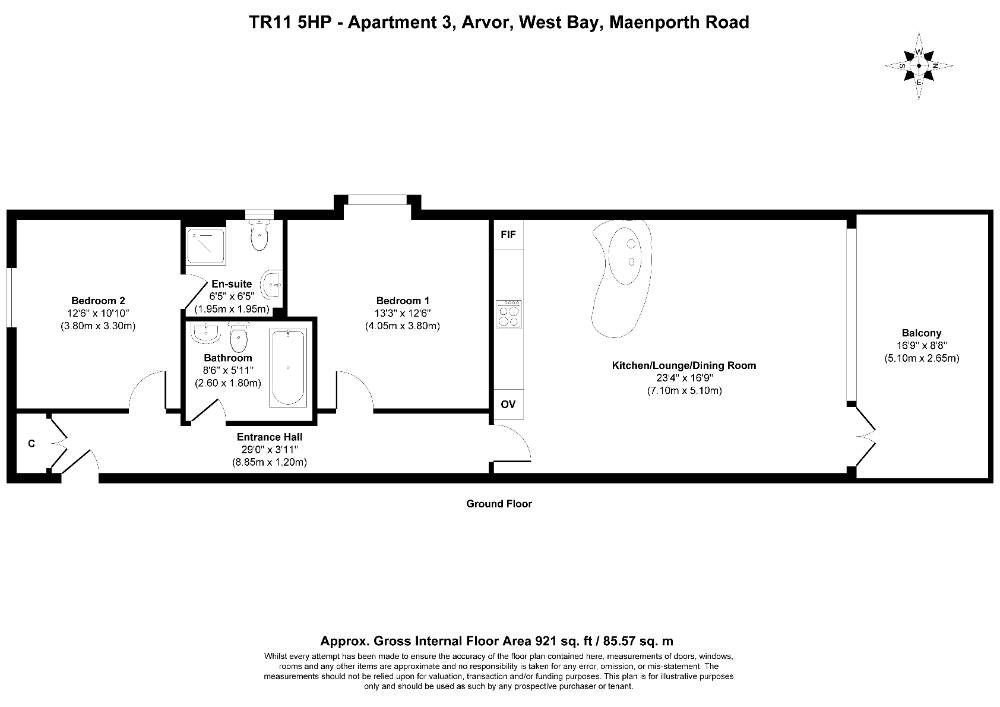 Floorplan for Arvor, West Bay