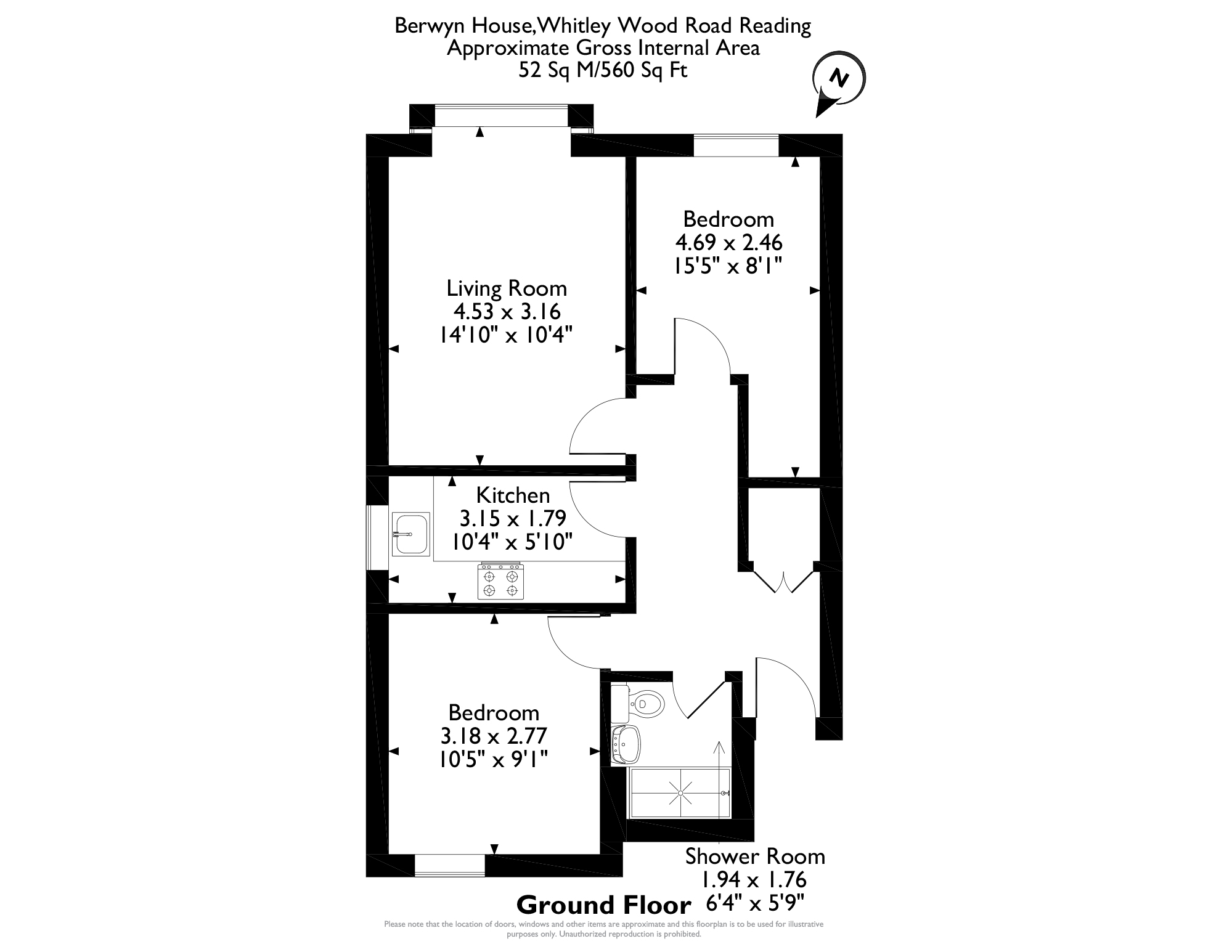 Floorplan for Berwyn House