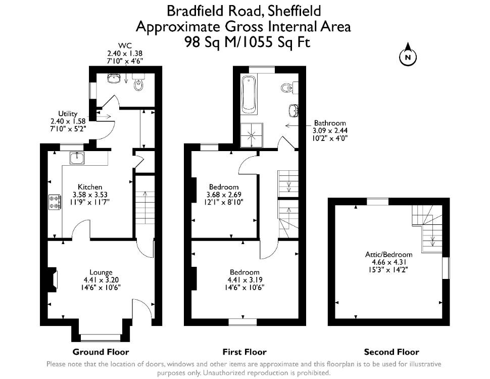 Floorplan for Bradfield Road