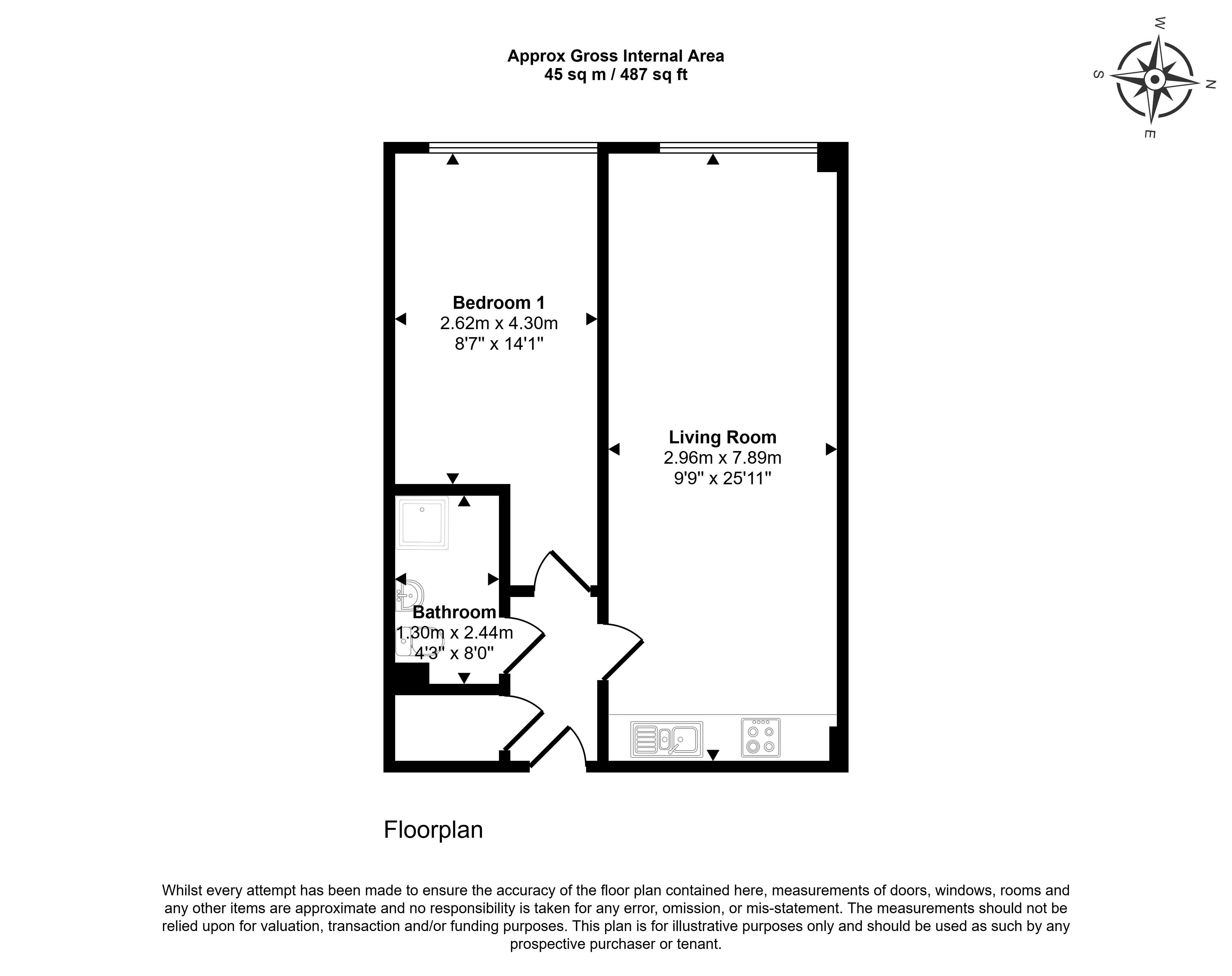 Floorplan for Card House, Bingley Road