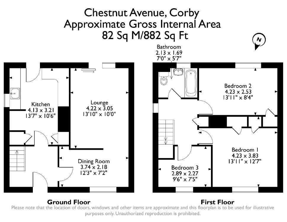 Floorplan for Chestnut Avenue