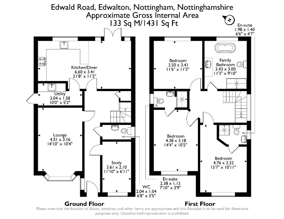 Floorplan for Edwald Road