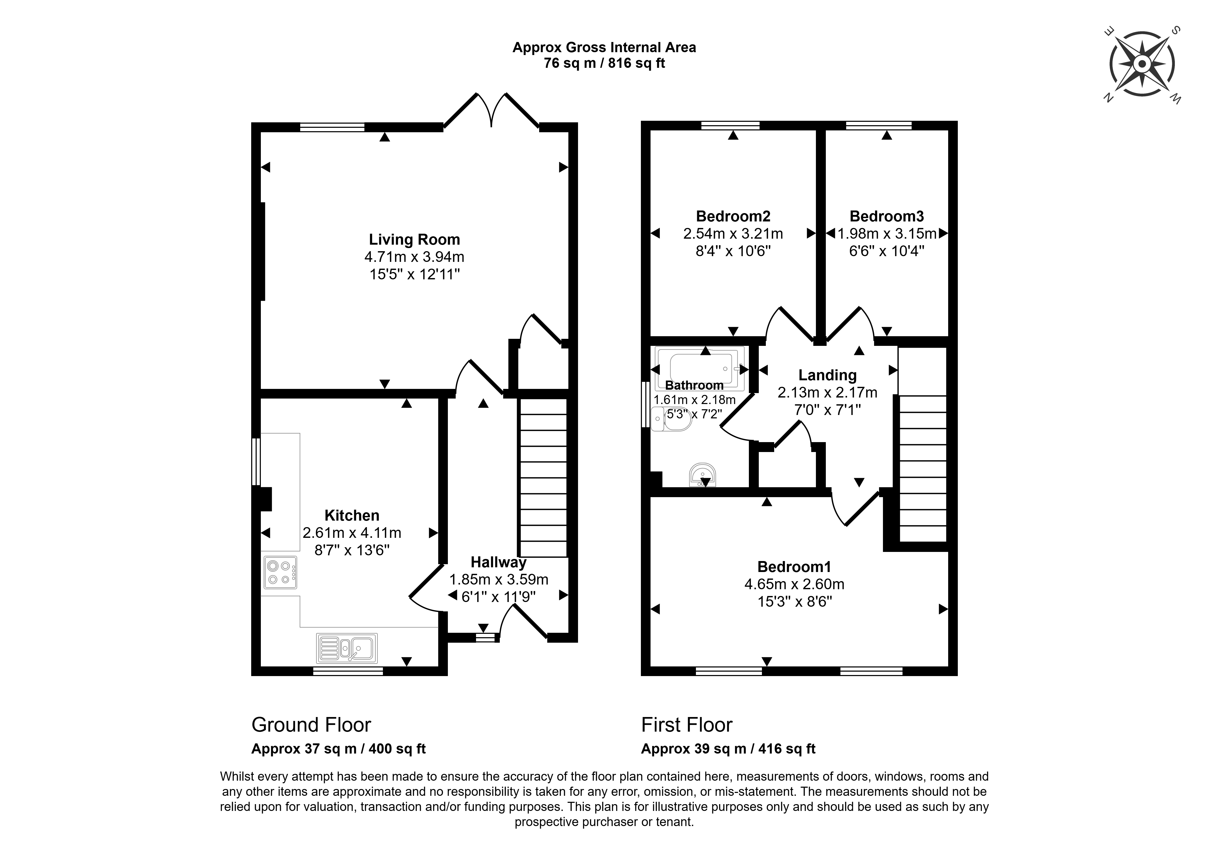Floorplan for Eliot Close
