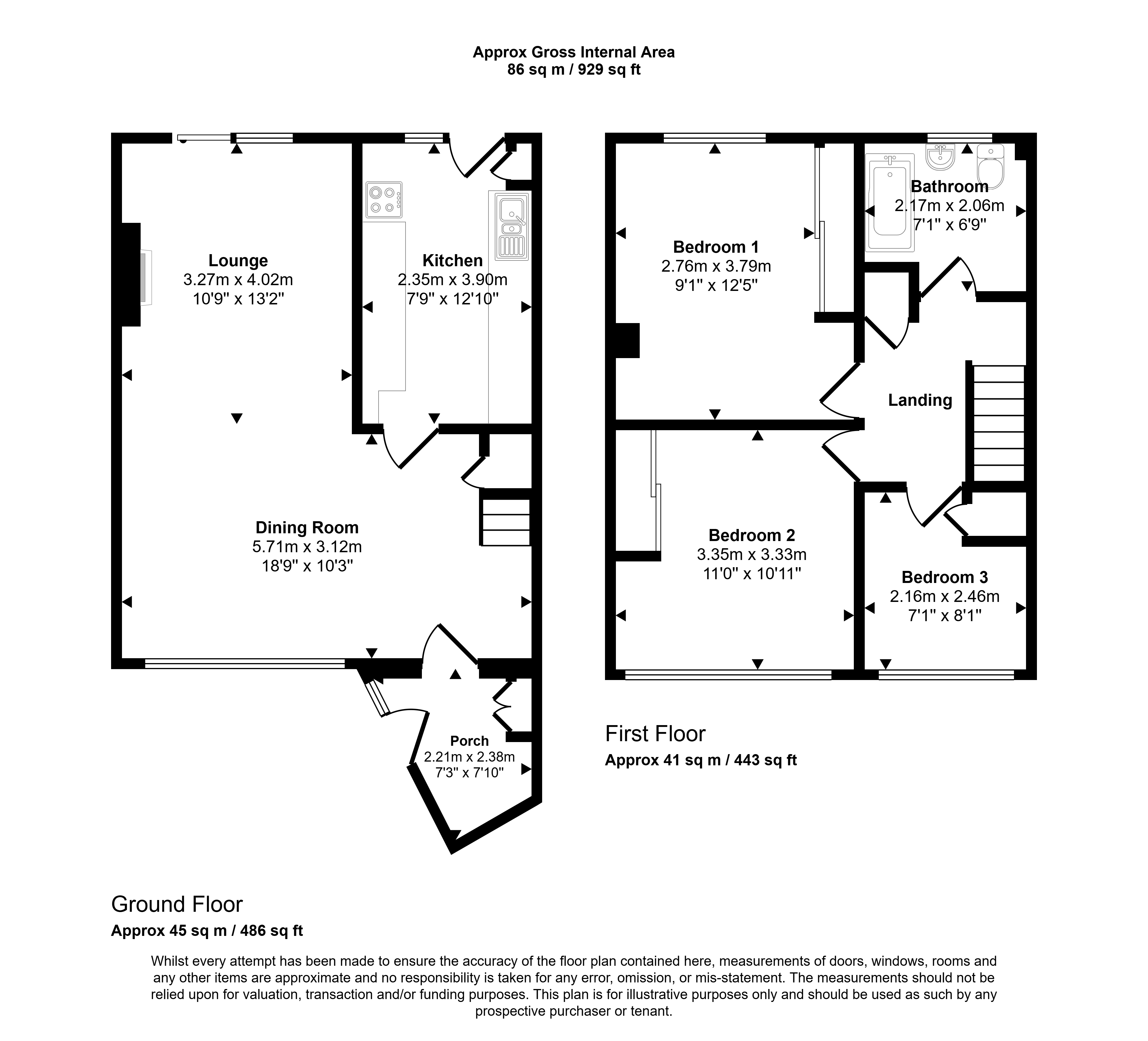 Floorplan for Finchams Close