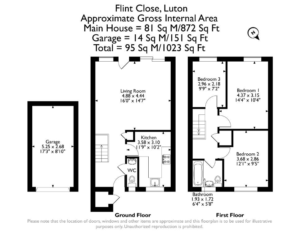 Floorplan for Flint Close