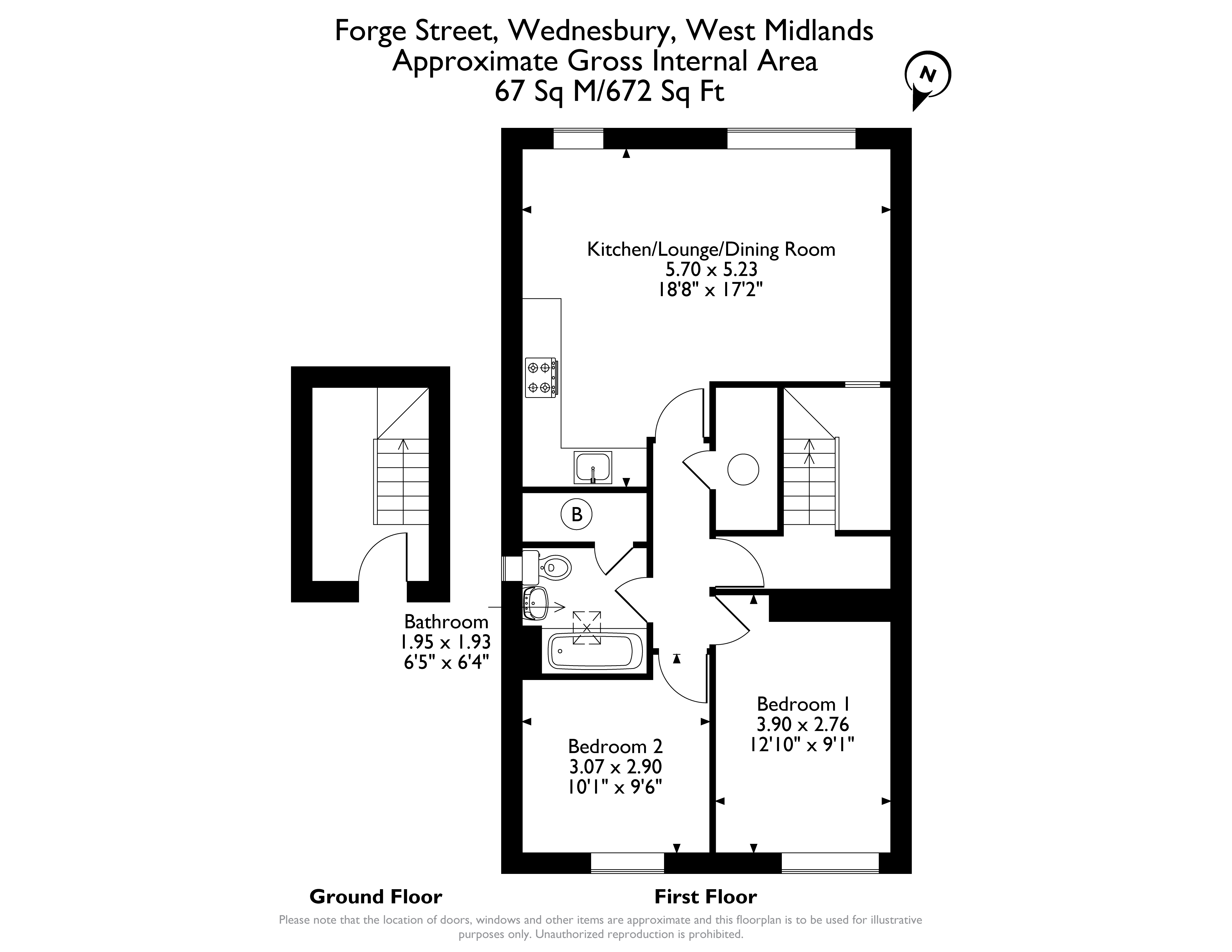 Floorplan for Forge Street