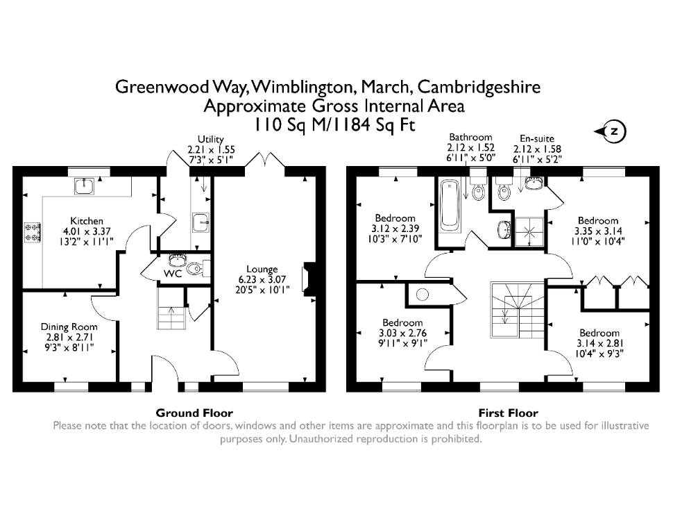 Floorplan for Greenwood Way