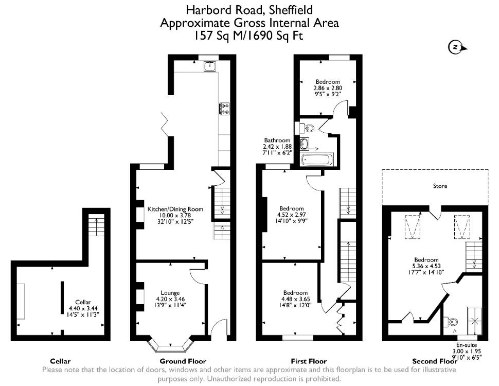 Floorplan for Harbord Road