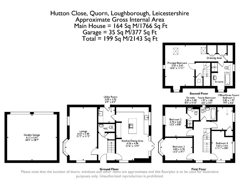 Floorplan for Hutton Close