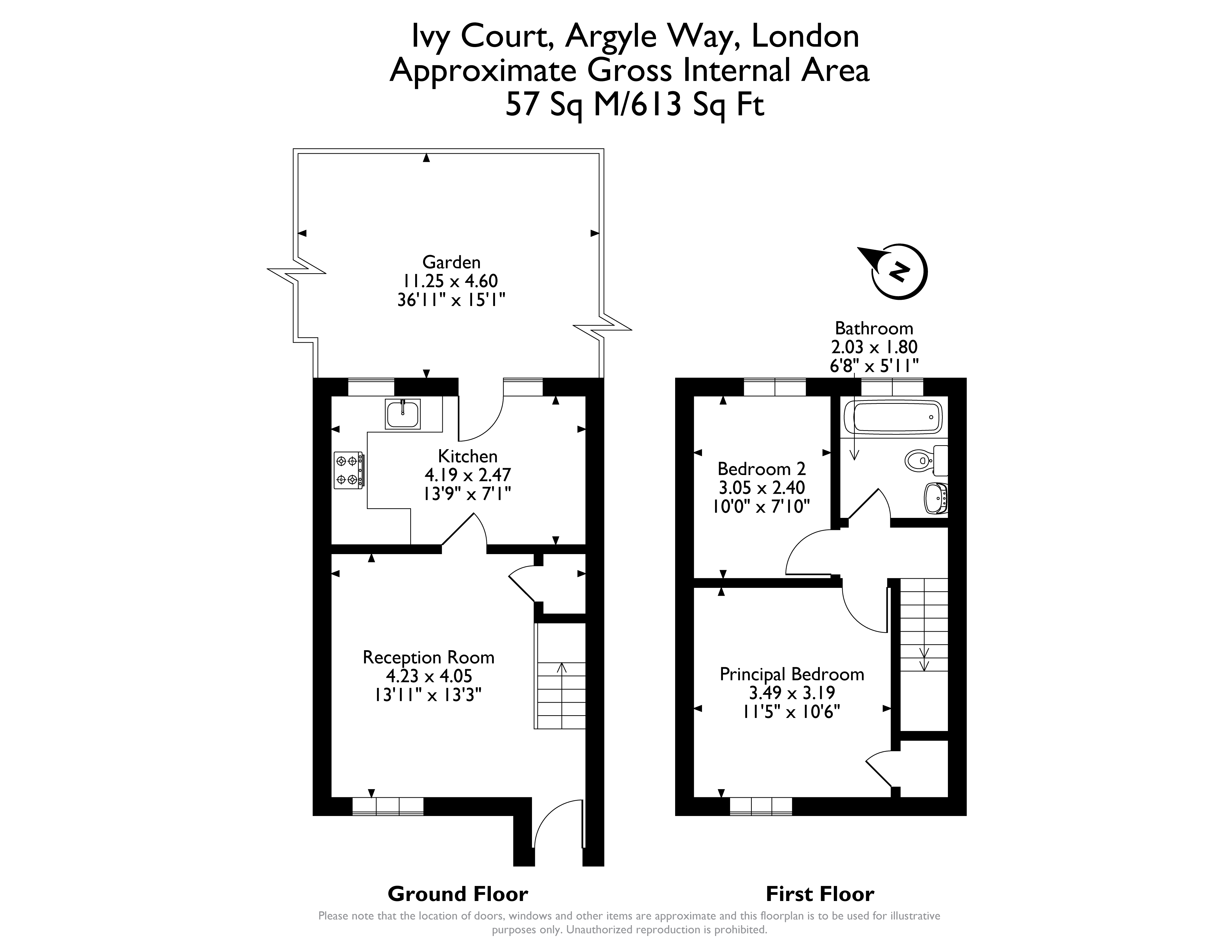 Floorplan for Ivy Court, Argyle Way