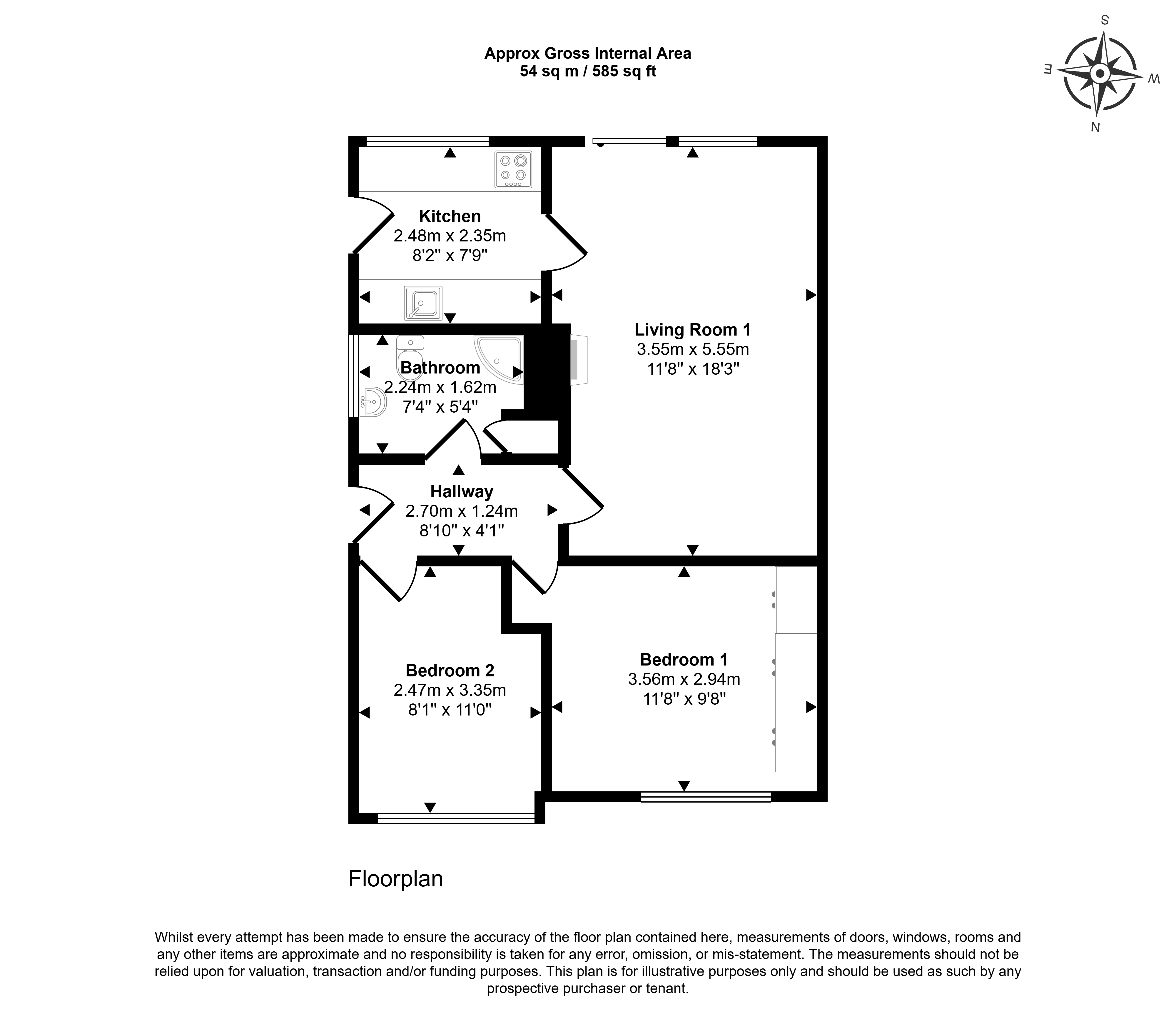 Floorplan for Kestrel Way