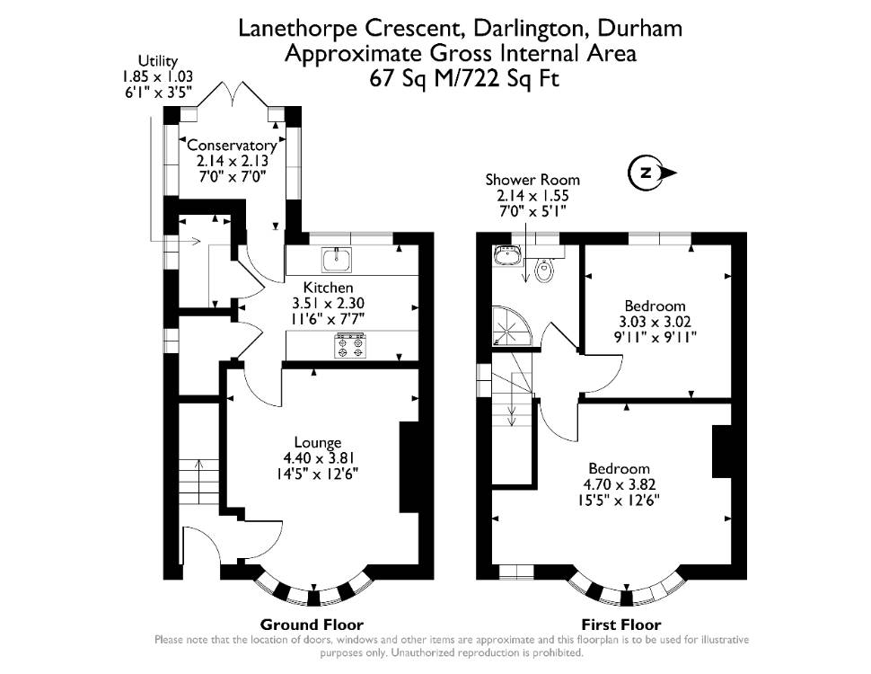 Floorplan for Lanethorpe Crescent