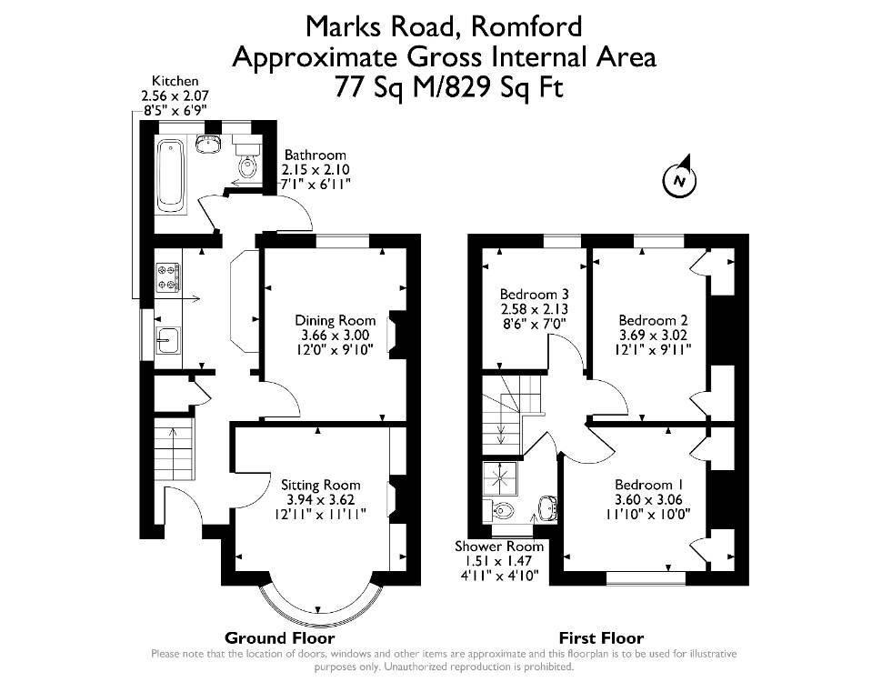 Floorplan for Marks Road