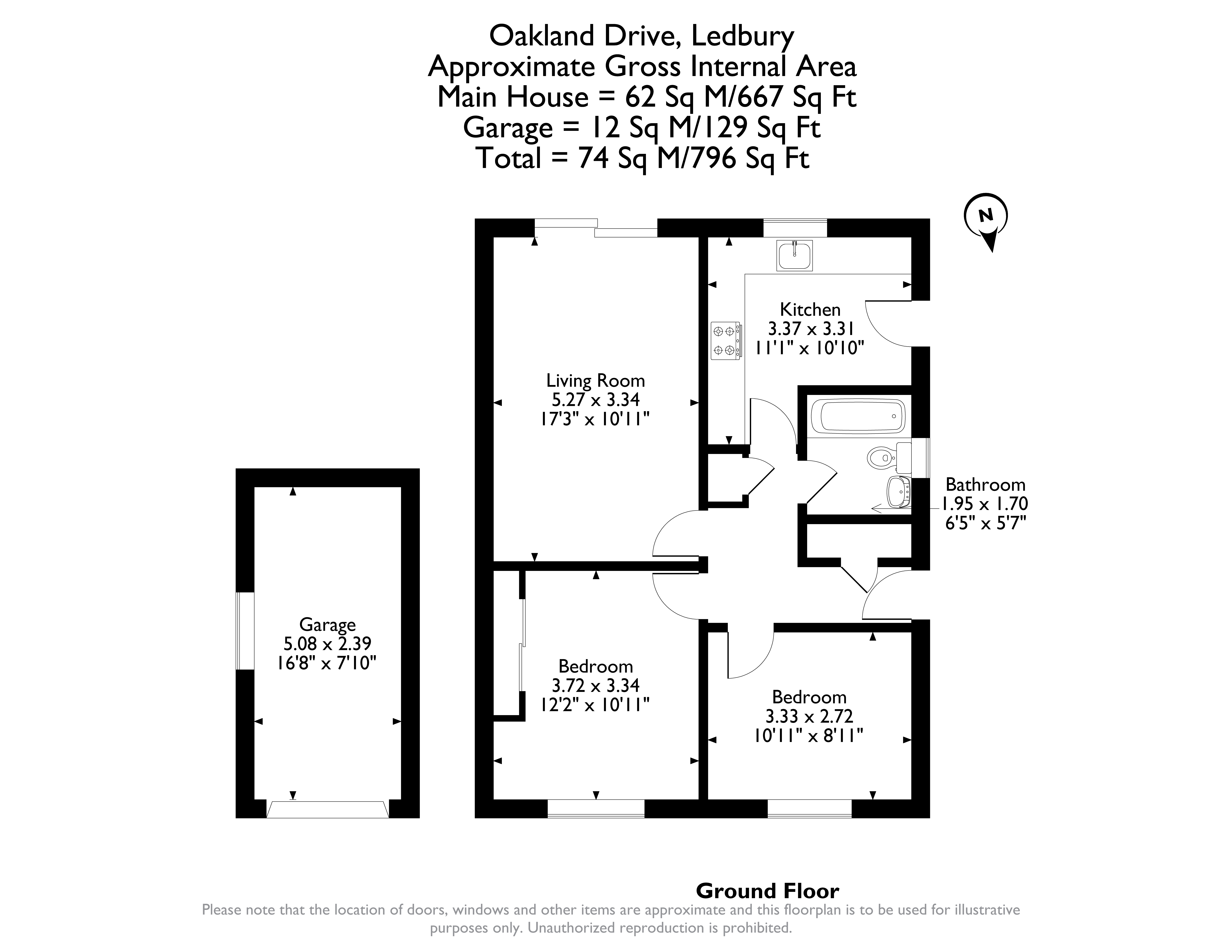Floorplan for Oakland Drive