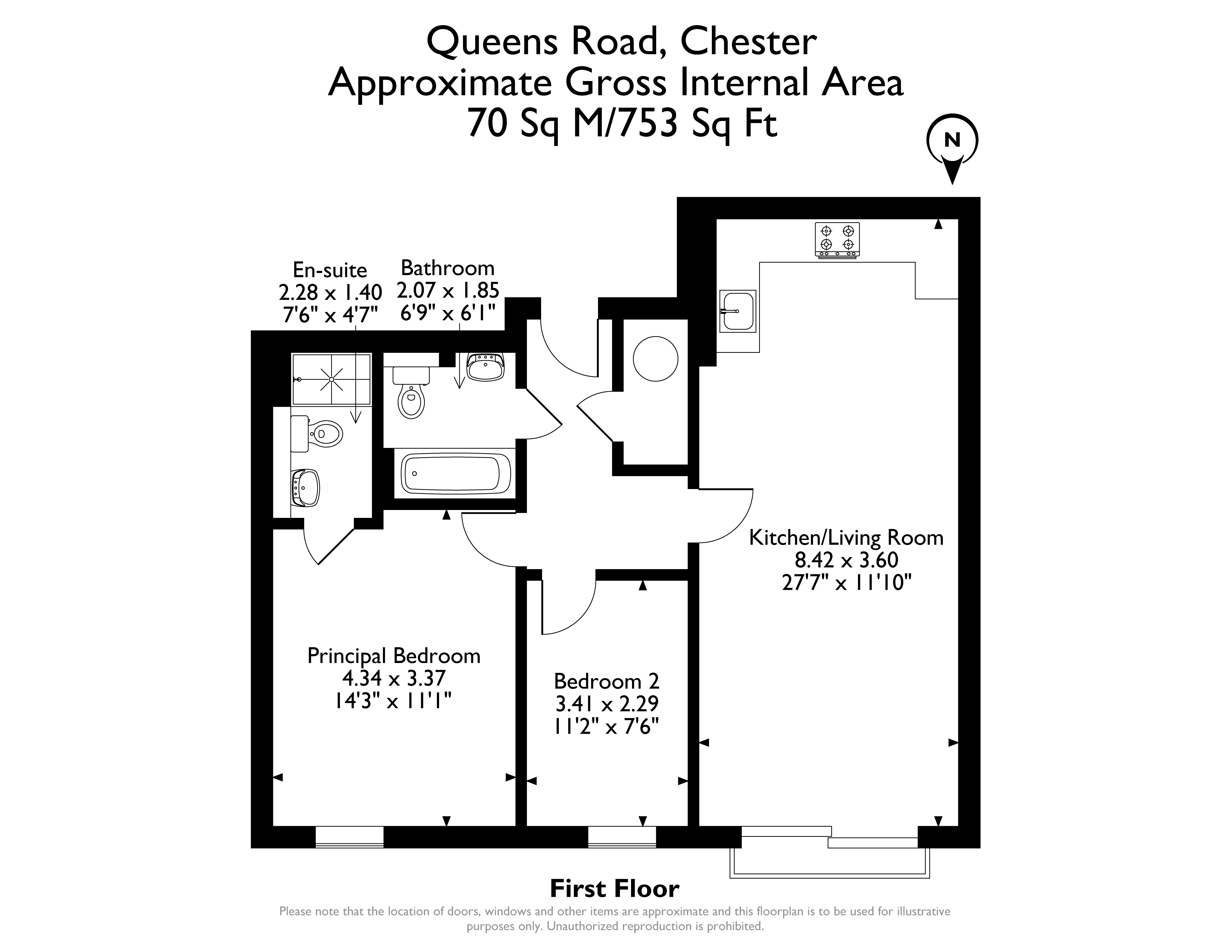 Floorplan for Queens Road