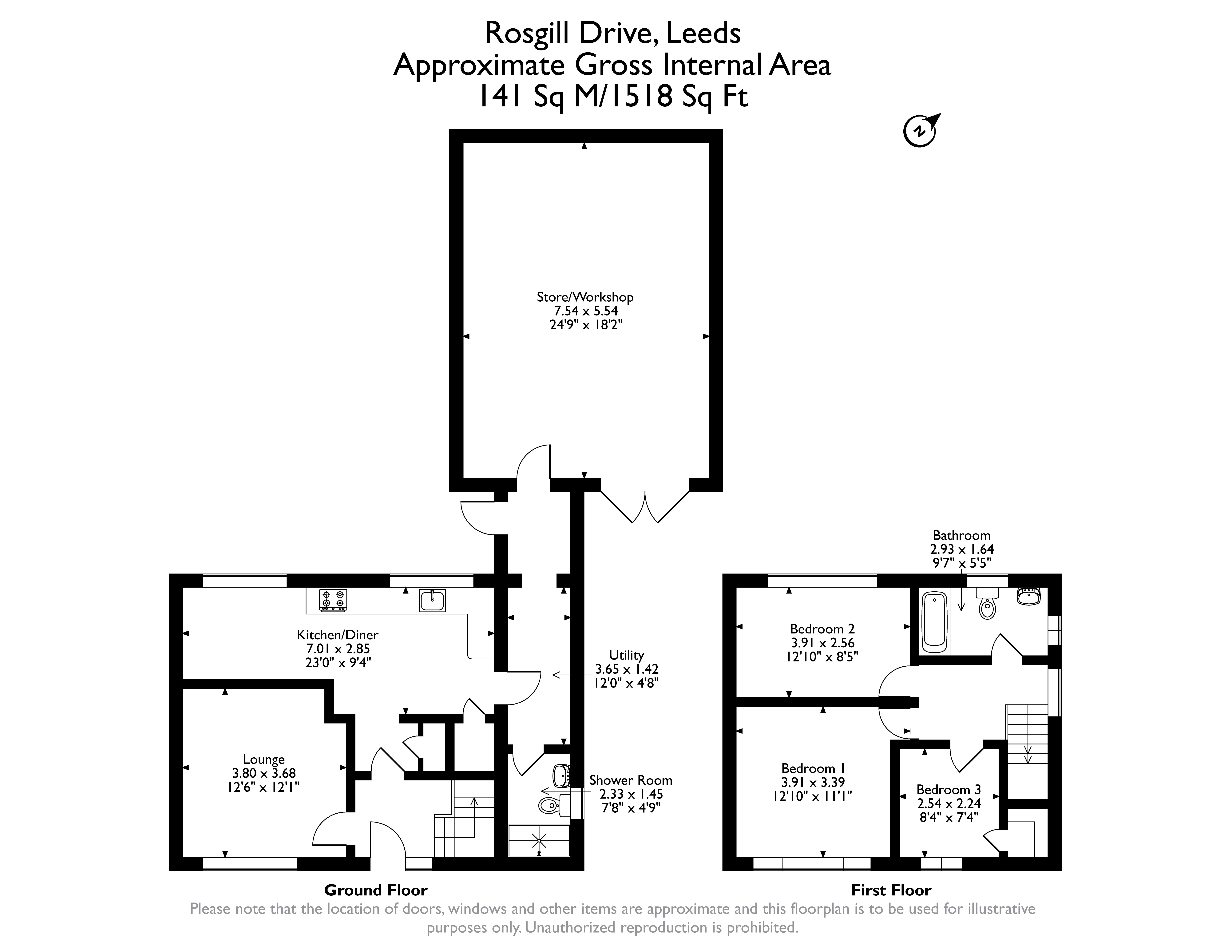 Floorplan for Rosgill Drive