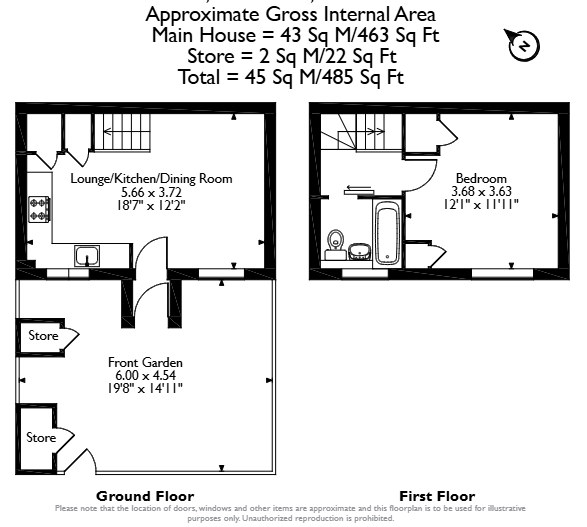 Floorplan for Rowan Lea