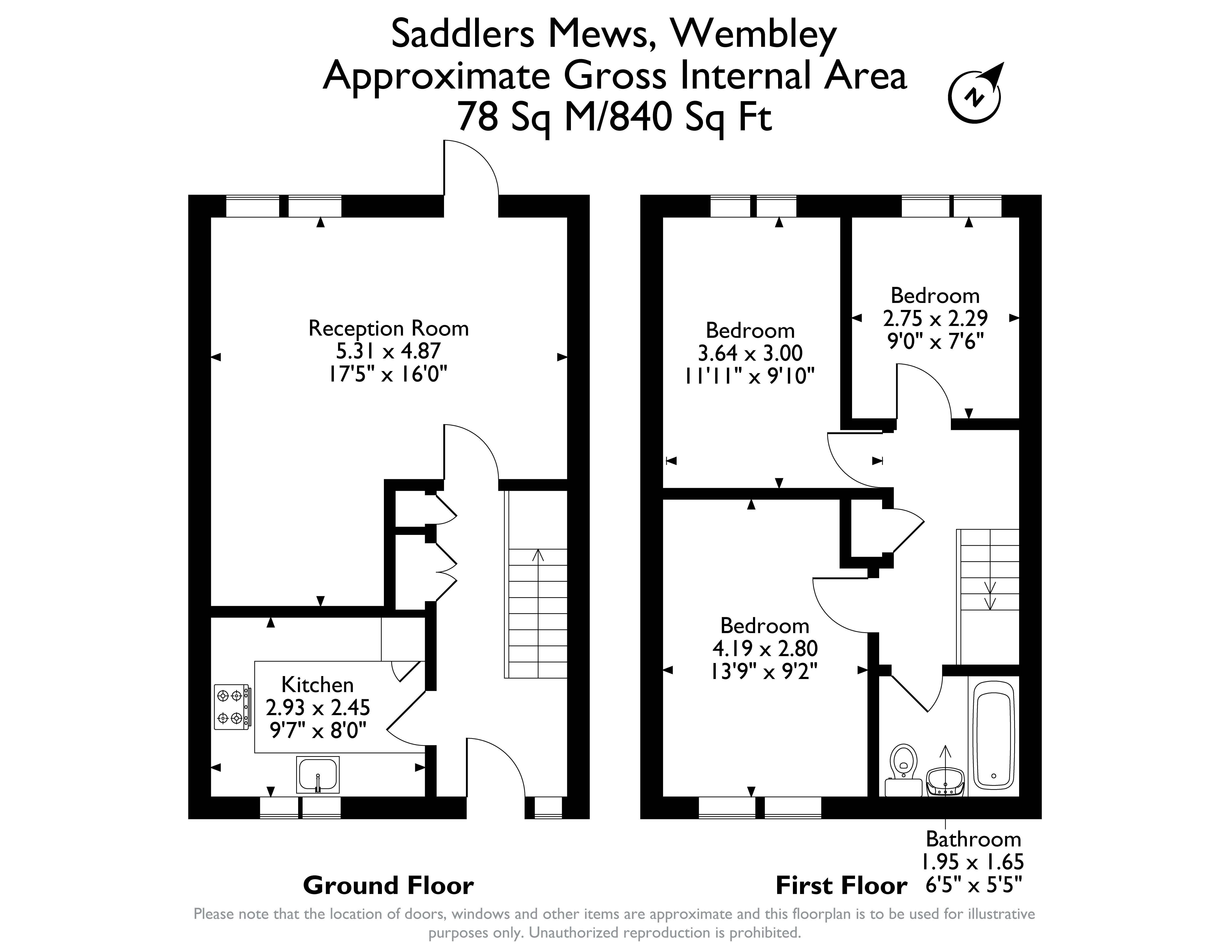Floorplan for Saddlers Mews