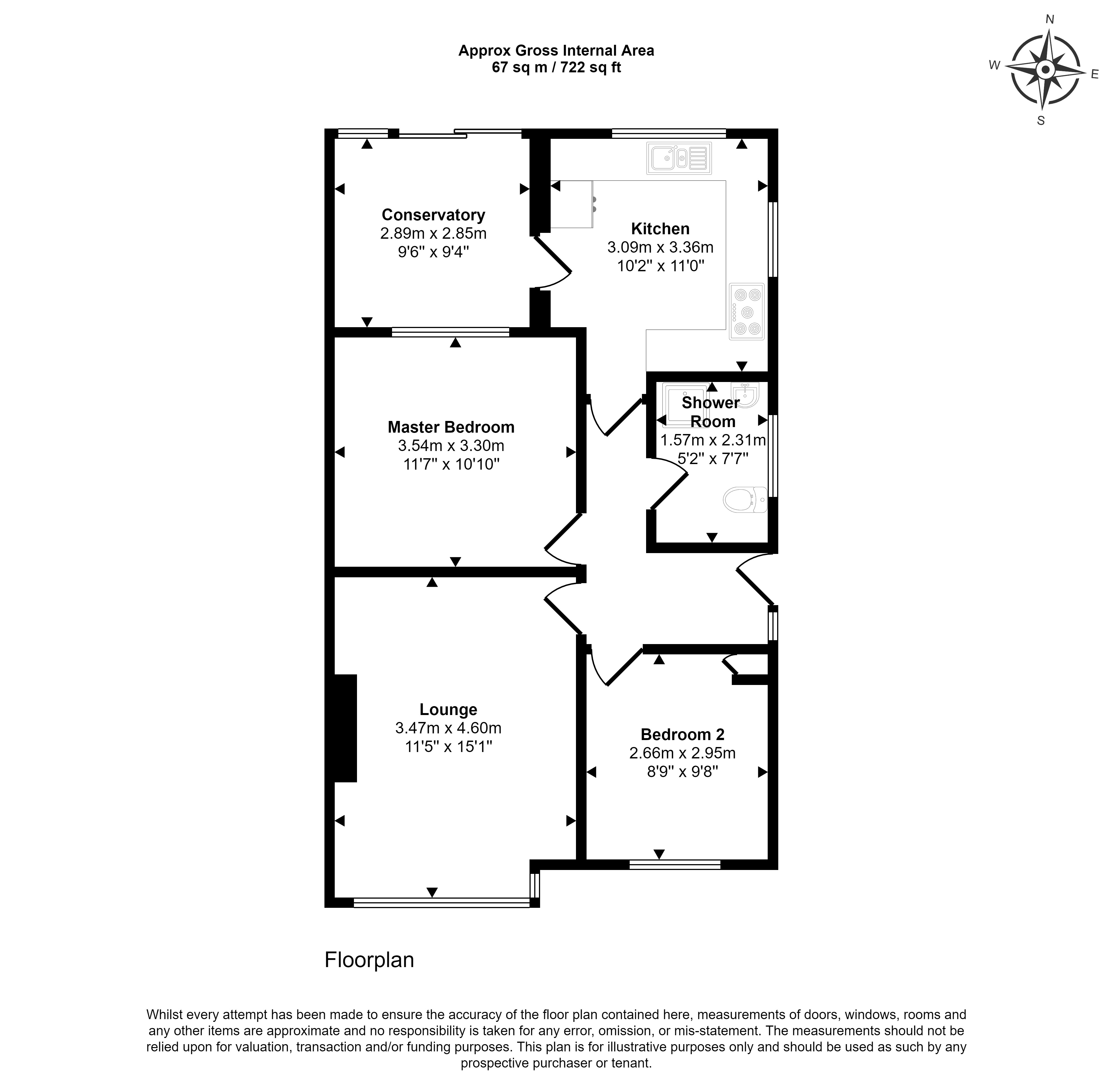 Floorplan for Sandicroft Avenue