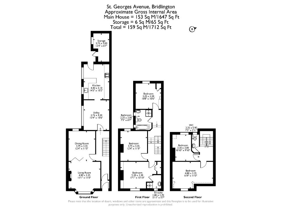 Floorplan for St. Georges Avenue