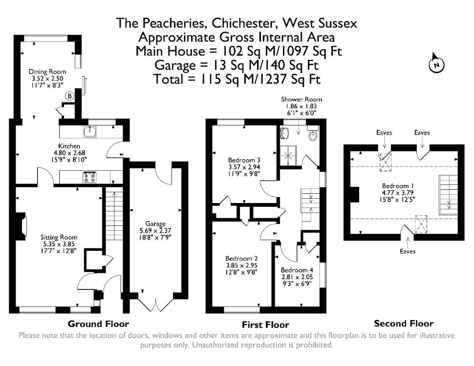 Floorplan for The Peacheries