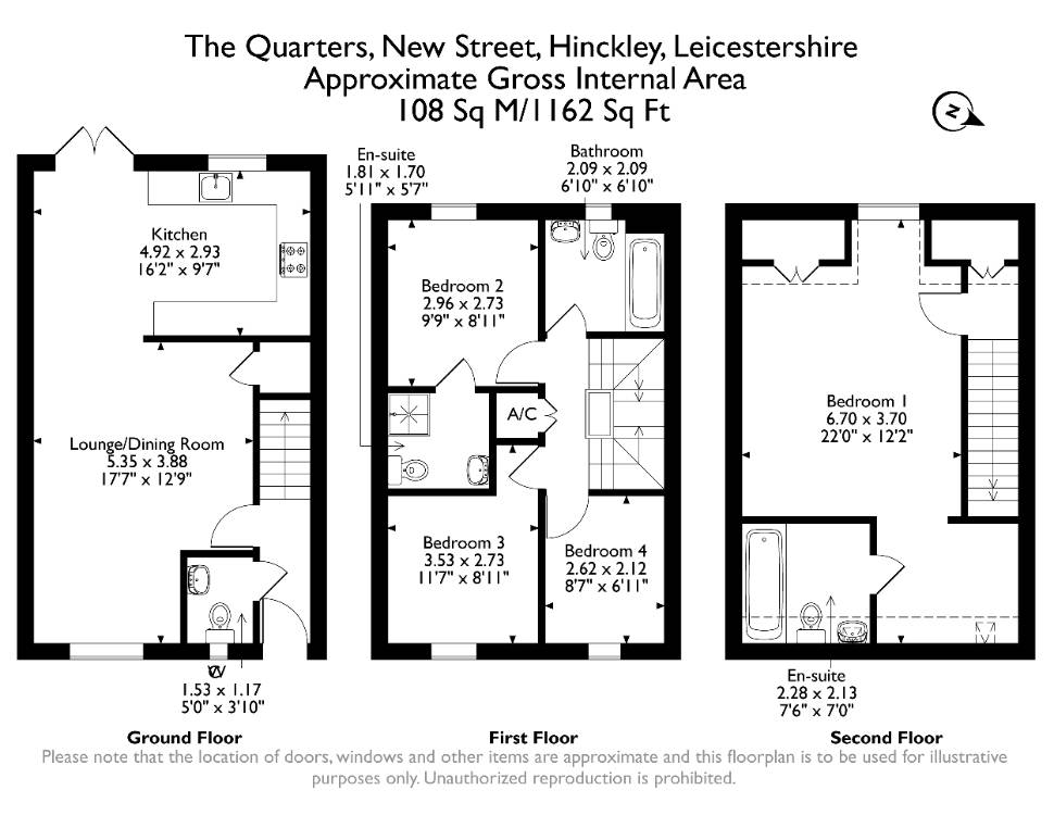 Floorplan for The Quarters