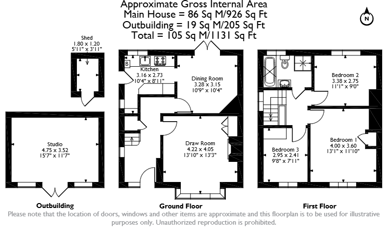 Floorplan for Tudor Crescent