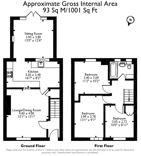 Floorplan for Westerdale Grove