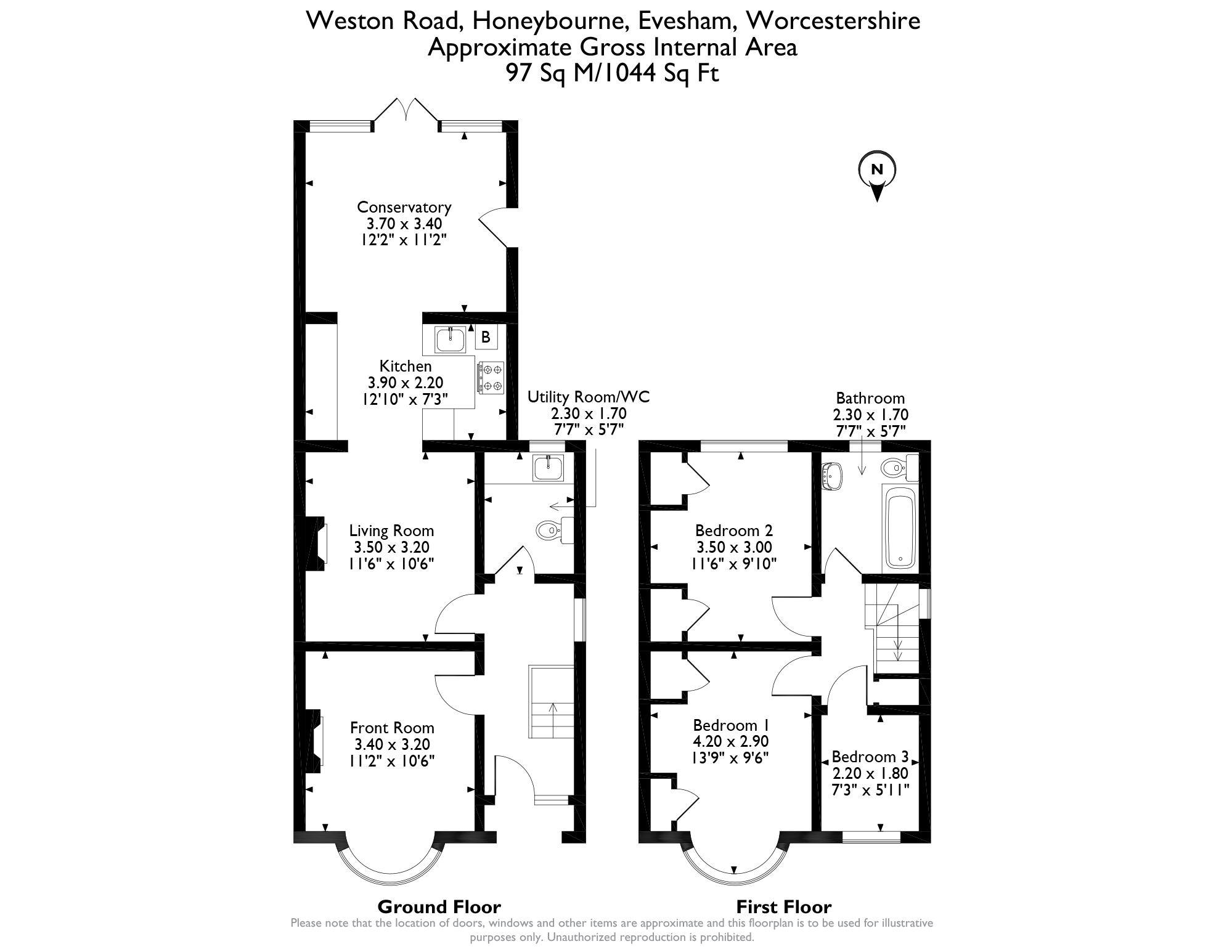 Floorplan for Weston Road