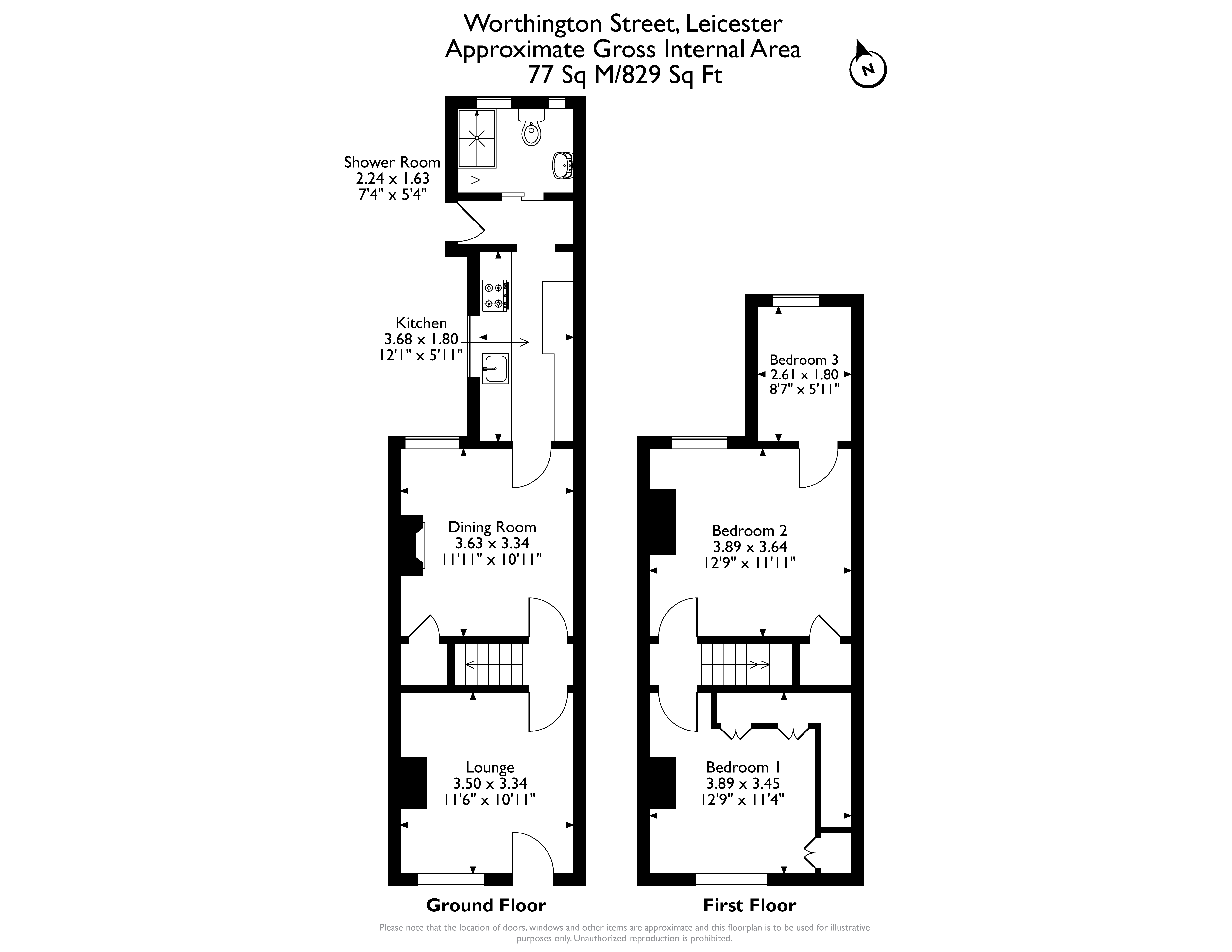 Floorplan for Worthington Street